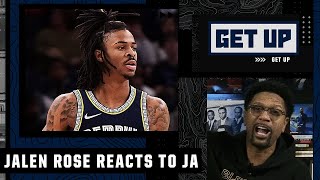 Jalen Rose reacts to Ja Morant's dunk \& buzzer beater vs. the Spurs | Get Up