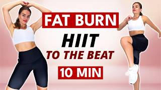 10 MIN HIIT WORKOUT TO THE BEAT | Intense Cardio + Full Body Burn | No Equipment