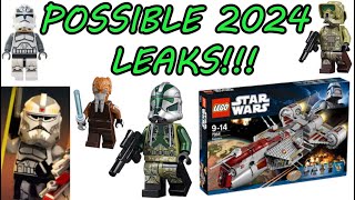 POSSIBLE LEGO STAR WARS 2024 LEAKS!!! (COMMANDER WOLFFE, KASHYYYK TROOPERS, WOLFPACK, AND MORE!!!)