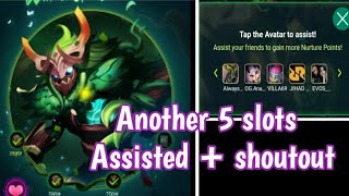 Save Belerick Event 5 Slots Assist Plus Shoutout