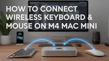 How To Connect Wireless Keyboard & Mouse on M4 Mac mini