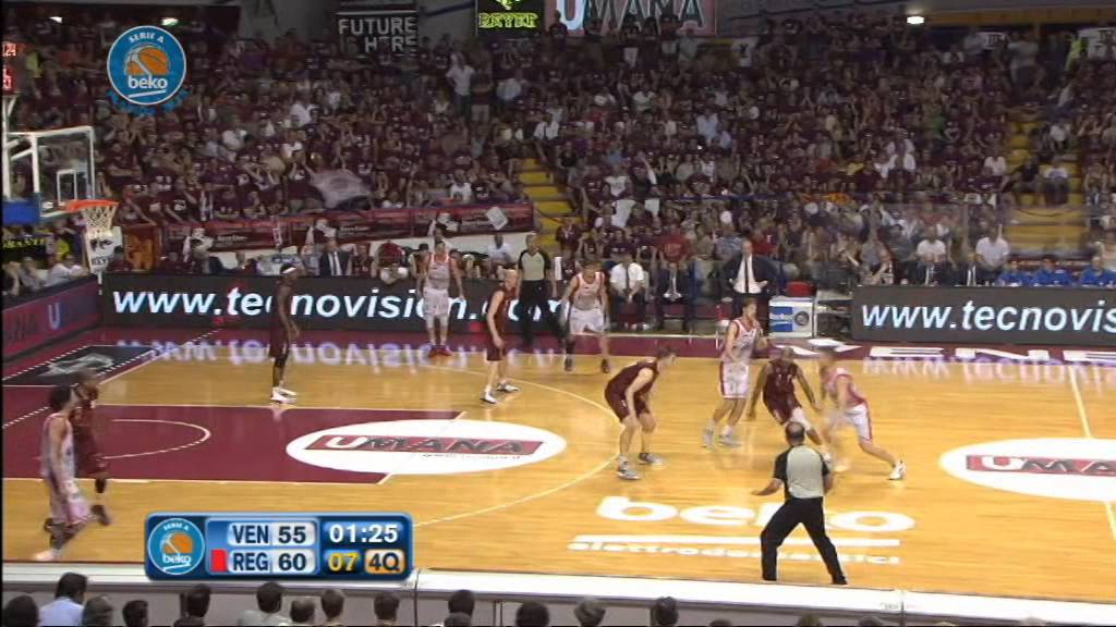 Umana Venezia Grissin Bon Reggio Emilia Play Of The Game Gara 7 YouTube