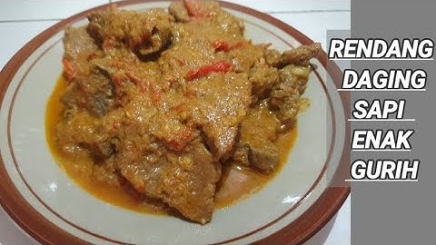 CARA MASAK/ RESEP RENDANG DAGING SAPI ENAK GURIH 