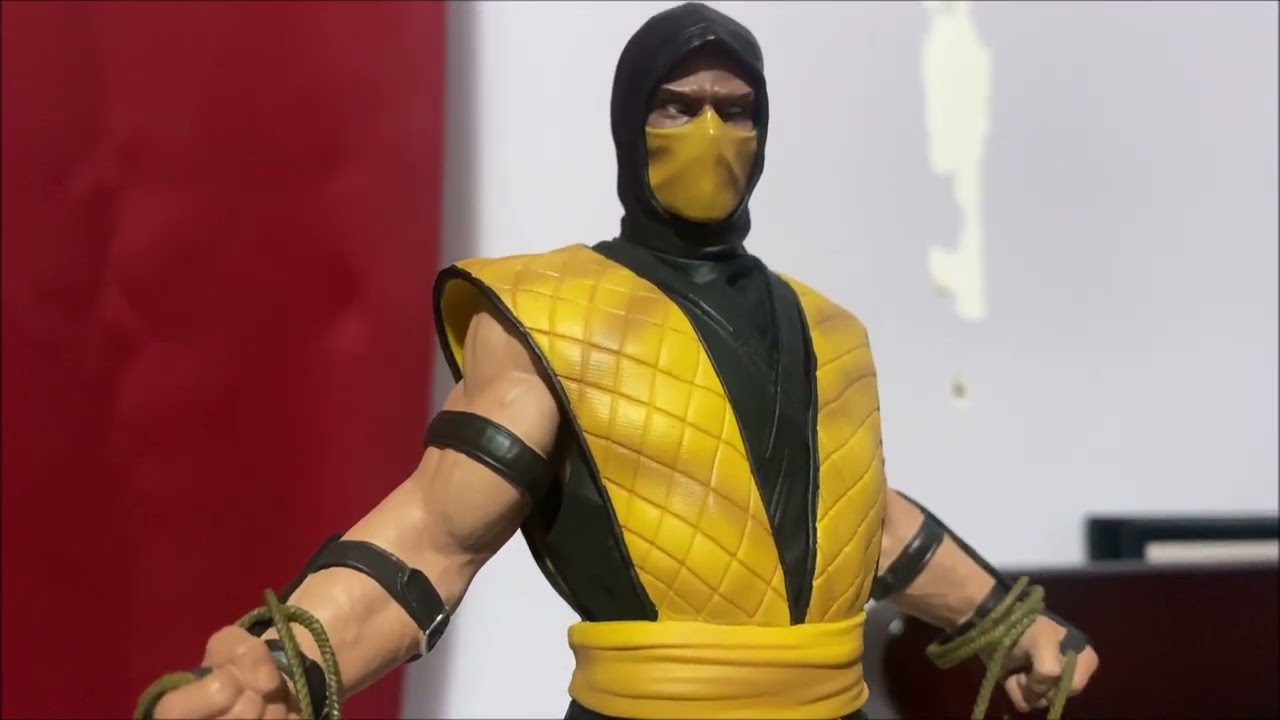 Mortal Kombat Scorpion Iron Studio 1/10 Statue Review and Unboxing