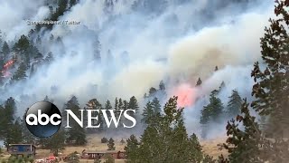 Wildfire in Colorado causes evacuations l GMA