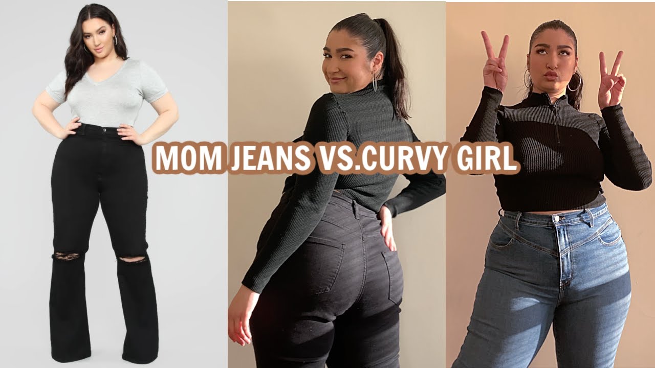 mom jeans curvy