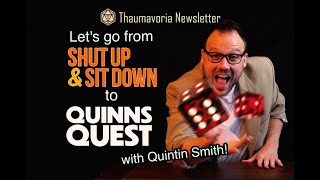 Shut up, sit down and read this interview I did with Quinns of @Quinns_Quest | RPG Interview by Dave Thaumavore RPG Reviews 4,164 views 3 months ago 1 minute, 47 seconds