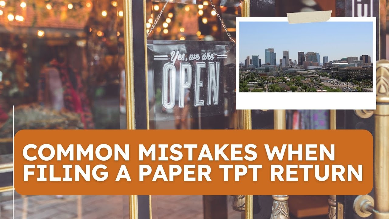 TPT Tutorials | Arizona Department of Revenue