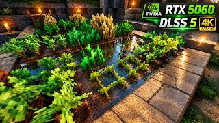 🔥 Minecraft 4K Ultra HD RTX 5060 + DLSS 5 | Ultra Shader Graphics!