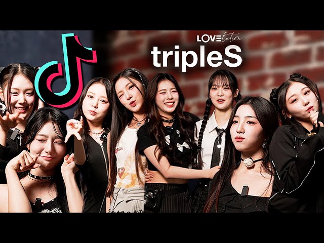 Surprising K-pop Group tripleS with a TikTok Challenge Game - YouTube