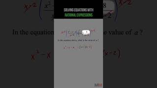 Solving Rational Expressions SAT ACT Practice