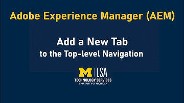 AEM Training: Add a Page to the Functional Menu