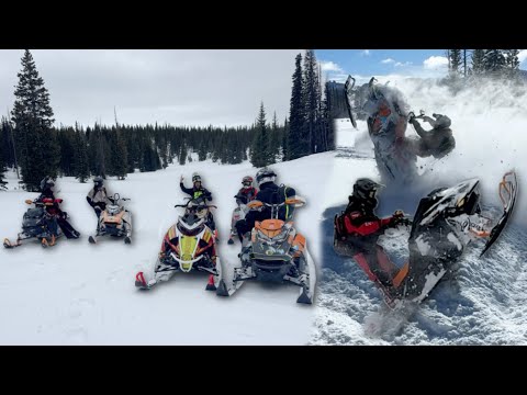 Out West & Wide Open. Mountain Sledding