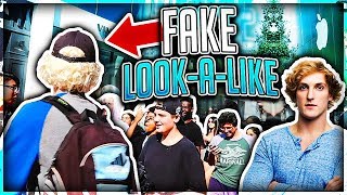 Logan Paul Look a Like Challenge in Public (IT WORKED)