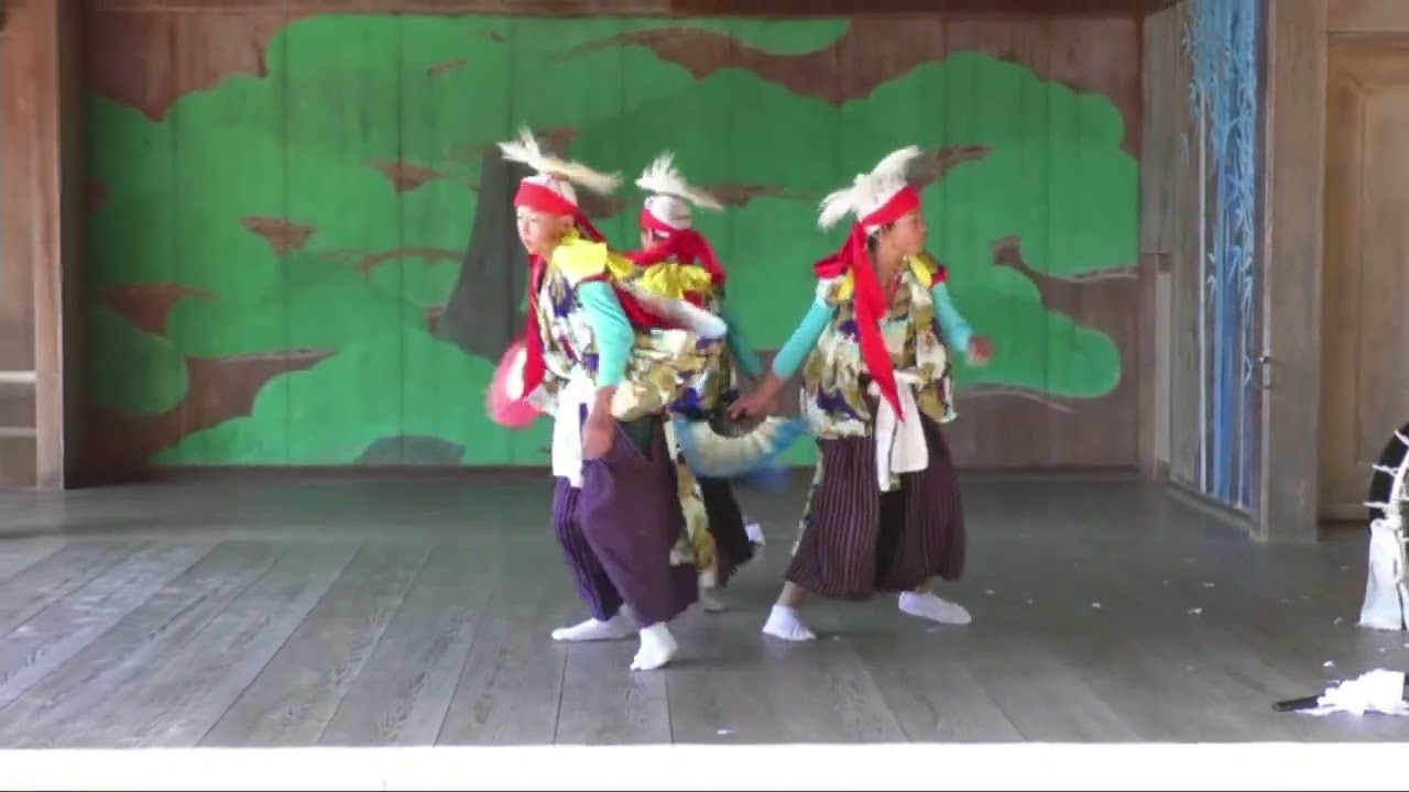 第４回とめ伝承芸能まつり【嵯峨立神楽】「三宝荒神」