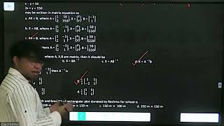 Determinants 2 || System of Equations using Matrix Method - Word Problems || Class 12