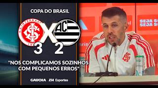 CLASSIFICADO, PEZZOLANO ADMITE ERROS: "TEMOS QUE ESTAR MAIS LIGADOS" | INTER 3x2 ATHLETIC | 12/05/26