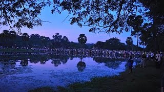 Sunrise and Sunset in Siem Reap, Cambodia