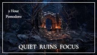 Focus at Frostveil Arch ❄️ Pomodoro 25/5 Timer | Winter Ruins Study Ambience (2 Hours) screenshot 4