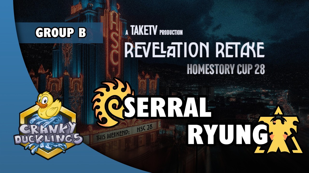 Serral vs Ryung - ZvT | HomeStory Cup 28: Group Stage - Group B | StarCraft 2 Tournament