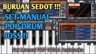 BURUAN SEDOT! Set Manual Pop Drum Andalanku || Set Org 2024 no pasword