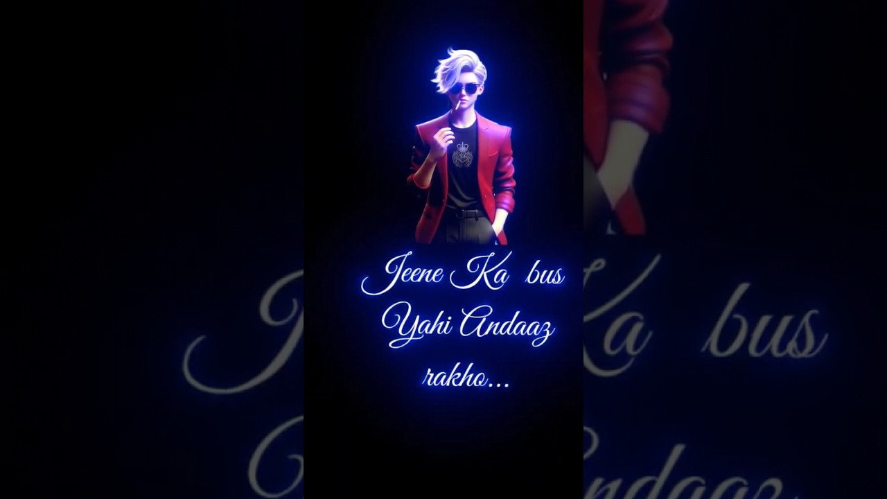 Jeene Ka bus Yahi Andaaz rakho