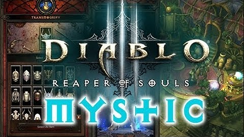 Diablo 3 Reaper of Souls Gameplay - Mystic Enchanting and Transmogrify