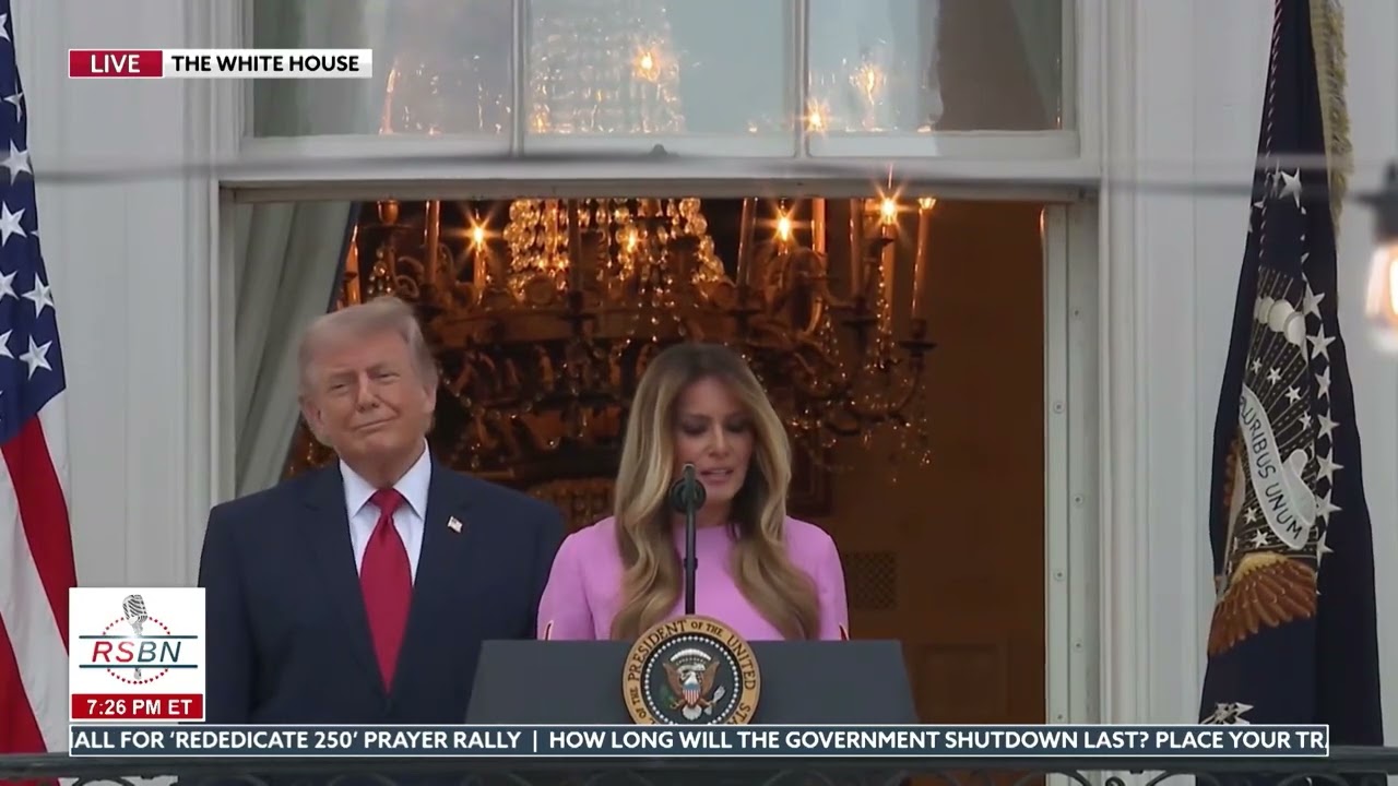 WATCH: First Lady Melania Trump Opens Congressional Picnic with Big Announcement - 05/19/26