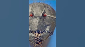 FACE of an ANT seen Through MICROSCOPE. #RealFact