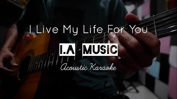 Firehouse - I Live My Life For You | Karaoke Acoustic