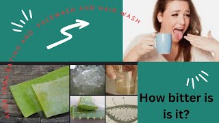 Eating Aloe Vera And Washing My Face and Hair With Some. #aloevera #video  #youtube