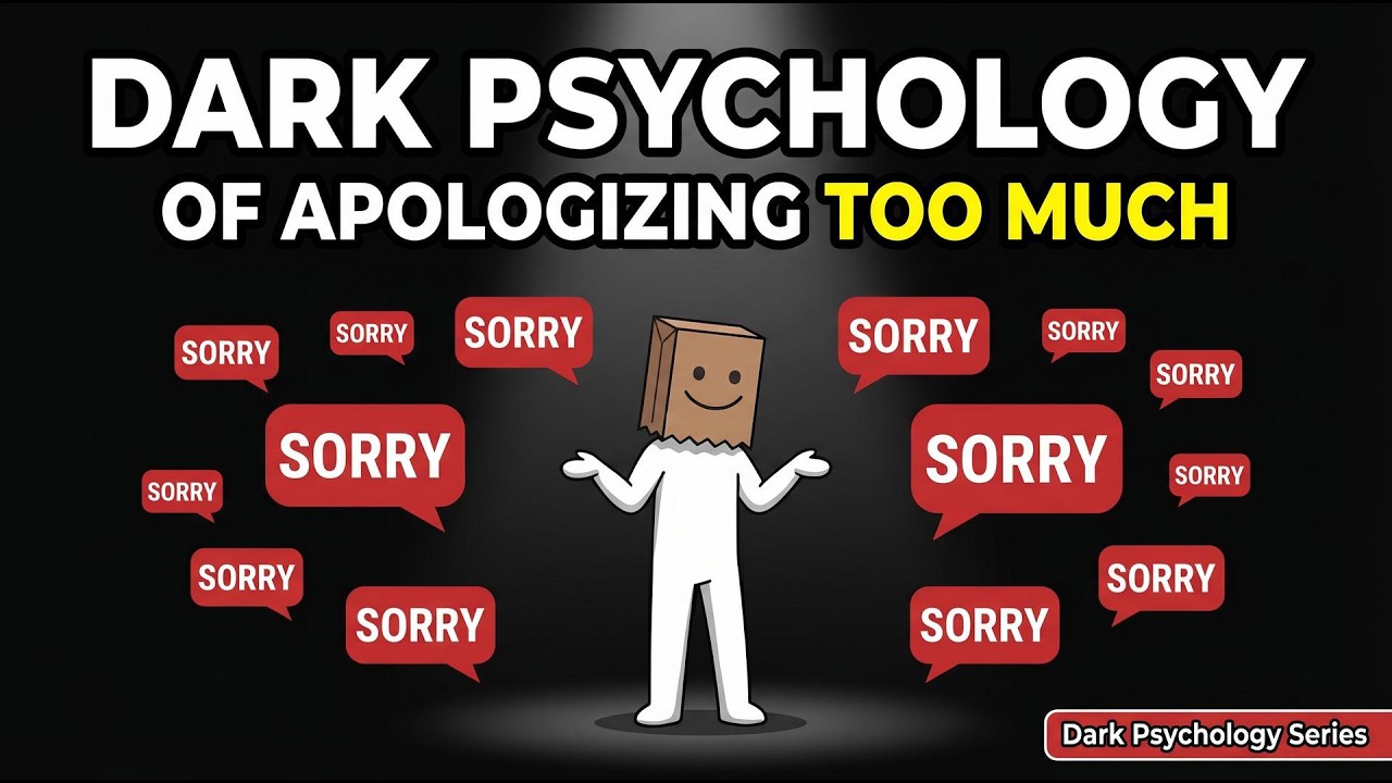 "Dark Psychology of People Who Apologize Too Much" - YouTube
