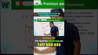 Number System for NDA & CDS: Co-Prime and Twin Prime Numbers