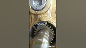 How to install timing gear... #automobile #bikelife