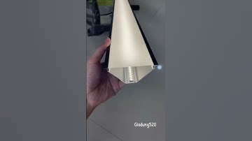 Phào nhôm đèn led tích hợp lắp cho trần thạch cao phòng khách siêu đẹp