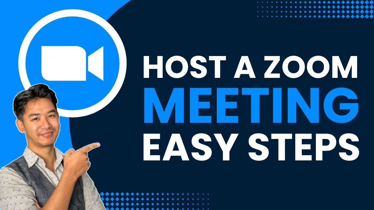 How To Host a Zoom Meeting ! - YouTube