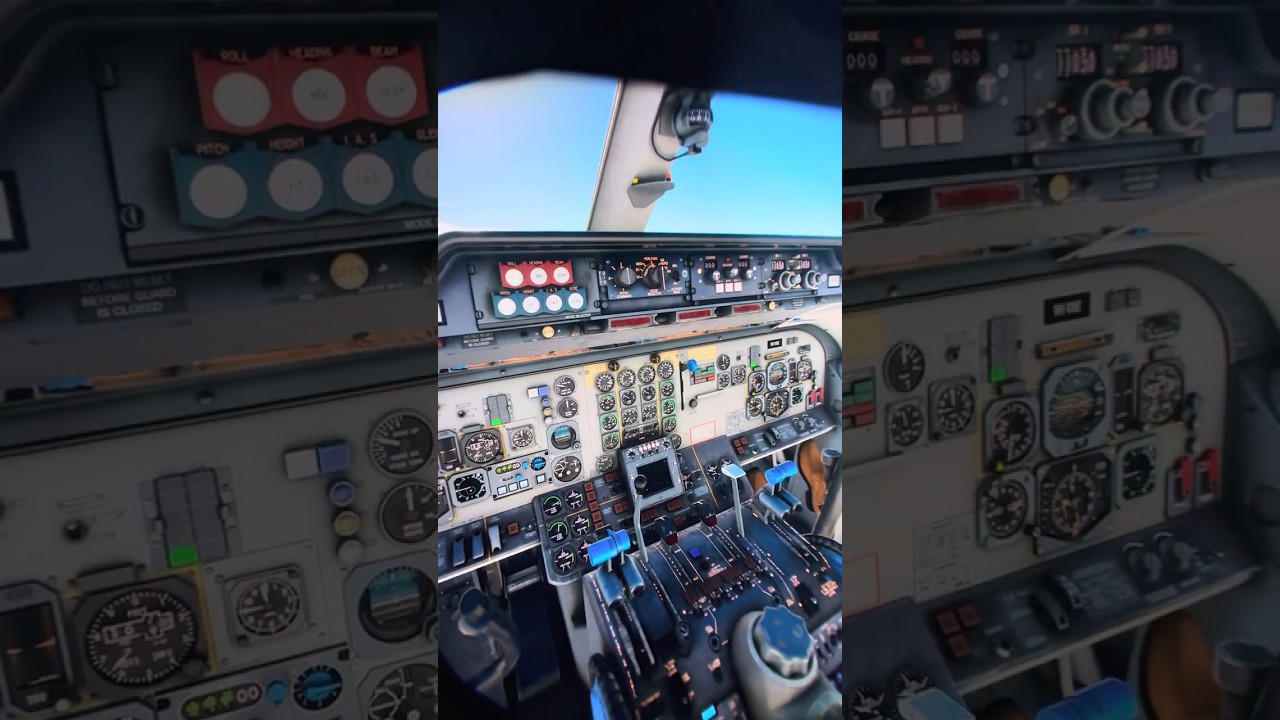 Fokker F28 Professional - Just Flight - VR through the lens - Quest Pro - Microsoft Flight Simulator