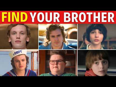 Find Your Perfect Stranger Things Brother 😱 | Ultimate Personality Test