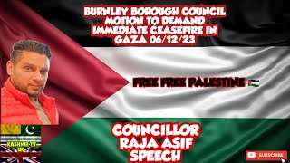 Palastine Motion Demanding Immediate Ceasefire | Burnley Council | Free Palestine #palestine #gaza by Kashmir TV UK 99 views 5 months ago 3 minutes, 1 second