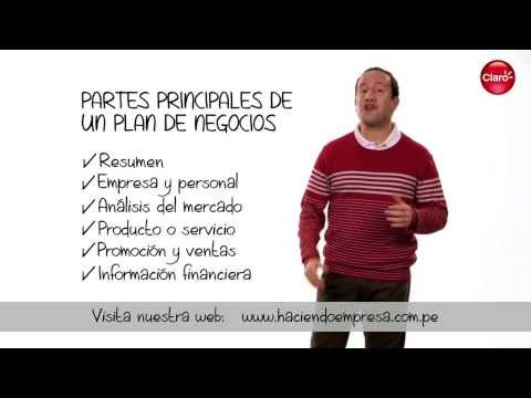 Vídeo: Com Fer El Vostre Propi Pla De Negoci