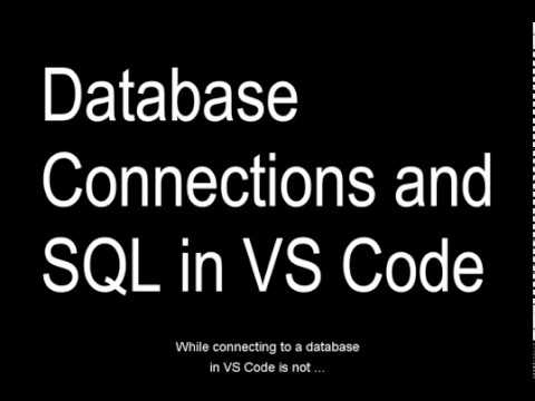 code php แก้ไขข้อมูล  2022 New  Database Connections in VS Code