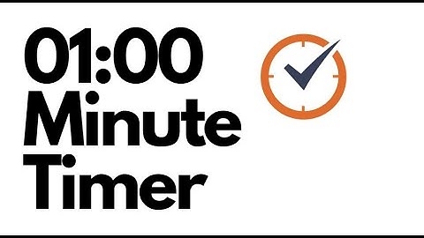 ⏳ 1 Minute Countdown Timer - Race Against Time ⏳