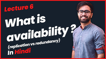 What is availability ? ( replication vs redundancy)
