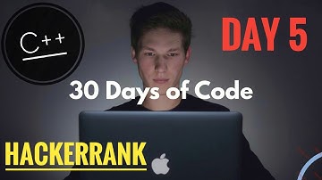Day 5 of 30 Days of code: "Loops" (Hackerrank) || C++