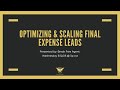 Optimizing & Scaling Final Expense Leads