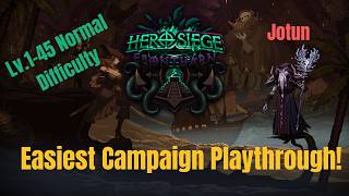 Hero Siege - Jotun Leveling guide (Normal Campaign)