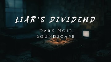 Liar’s Dividend • 8 Hours Dark Ambient Detective Atmosphere • Binaural #studywithme