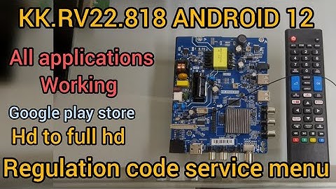 kk.rv22.818 resolution change code service mode