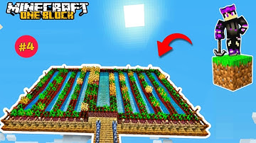 I Made Epic Wheat Farm In Minecraft One Block (#4)