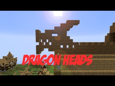 Minecraft Dragonheads tutorial (Roof Tips) - YouTube